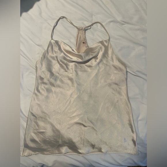 Skies are blue cream cowl neck racerback cami tank size small women’s - Picture 3 of 7